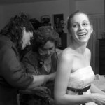 getting into the dress