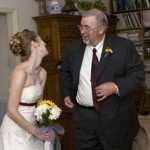 Laughing it up before the ceremony