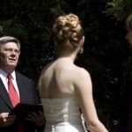 Our friend's dad officiated