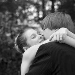 This is my mom's favorite shot of us.