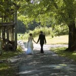 Walking down the drive