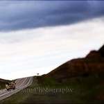 Highway to the mesas in Oklahoma