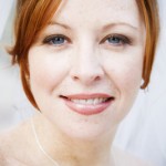 Yes, that's her actual hair and eye color. BEAUTIFUL!