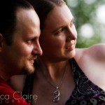 Gazing toward the future.